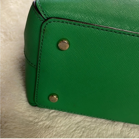 Green Kate Spade purse Sadie leather
Dome satchel purse bag. - Picture 2 of 5